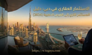 الاستثمار العقاري في دبي: دليل المستثمر الثري إلى الفرص الذهبية (2026)