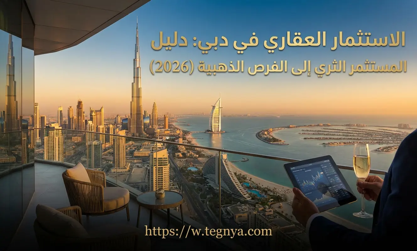 الاستثمار العقاري في دبي: دليل المستثمر الثري إلى الفرص الذهبية (2026)